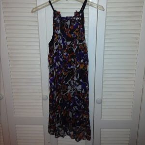 long multi colored dress